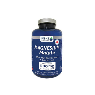 Naka - platinum magnesium malate 500mg - 200 vcaps