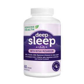 Genuine health - deep sleep with reishi mushroom - 60 caps