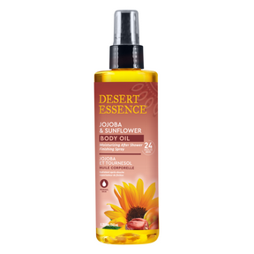 Desert essence - jojoba & sunflower body oil spray 245 ml