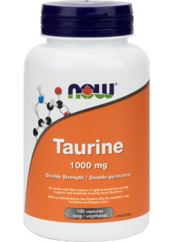 Now - taurine 1000mg 100 vcaps