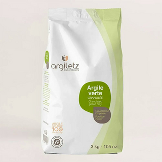 Argiletz - granulated green clay for poultice or plaster  - 3 kg