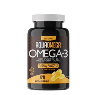 Aquaomega - standard omega-3 daily maintenance 120 softgels