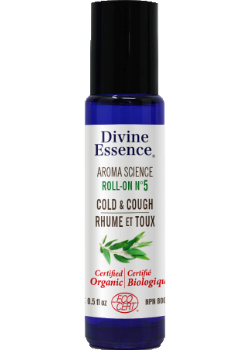 Divine essence - 
no.5 organic roll-on : cough & cold - 15 ml