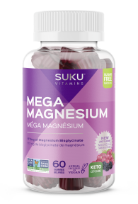 Suku - mega magnesium / grape & blackberry - 
60 gummies