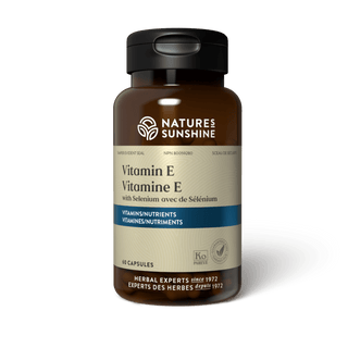 Nature's sunshine - vitamin e with selenium - 60 caps