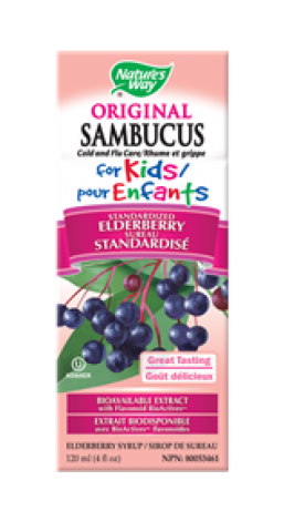 Sambucus pour enfants - Rhume et grippe -Nature's Way -Gagné en Santé