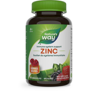 Nature's way - zinc gummies, immune system support - 60 gummies