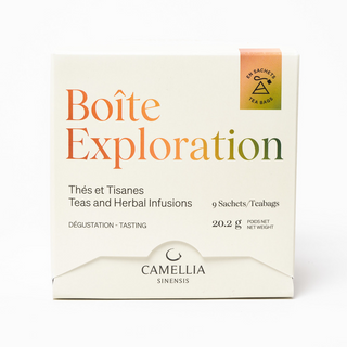 Camellia sinensis - teas and herbal infusions  exploration boxes 9 bags