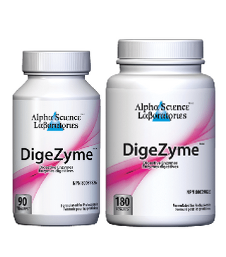 Alpha science lab - digezyme - 180 caps