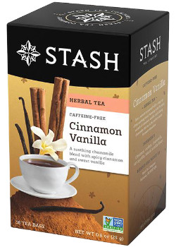 Stash - cinnamon vanilla (herbal tea caffeine free) - 18 bags