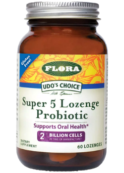 Flora - super 5 probiotic (2b) raspberry -  60 lozenges