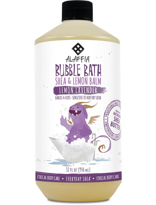 Alaffia -  kids bubble bath : lemon lavender - 950 ml