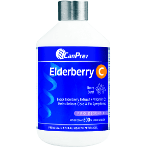 Canprev - elderberry c liq  berry burst 500 ml