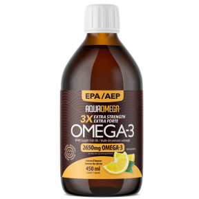 Aquaomega - maintien quotidien 3x citron 450 ml