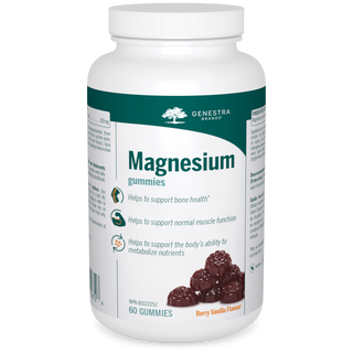 Genestra - magnesium berry vanilla - 60 gummies