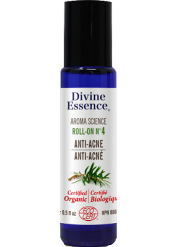 Divine essence - 
no.4 organic roll-on : anti-acne - 15 ml