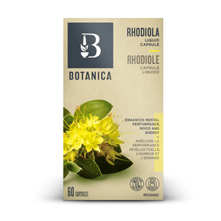 Botanica - rhodiola liquid caps (certified organic) 60 caps