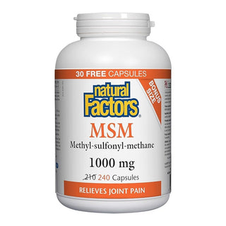 Natural factors - msm - methyl-sulfonyl-methane 1000 mg