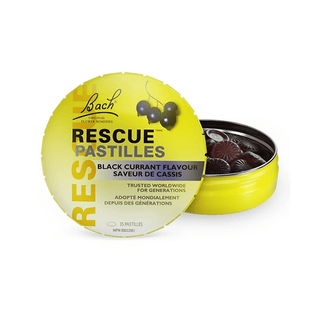 Bach - rescue pastilles – blackcurrant 35 pastilles