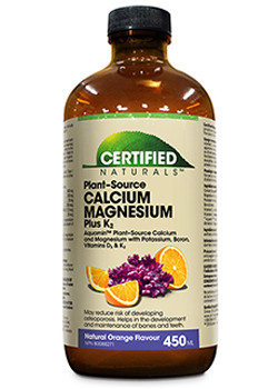 Certified naturals - calcium magnesium plus k2 liquid