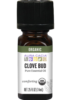 Aura cacia - organic clove bud pure essential oil (comforting) 7 ml