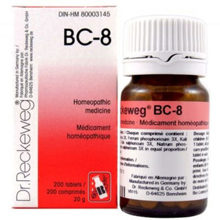 Dr. reckeweg 
- bc-8 20g - 200 tabs