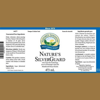 Nature's sunshine - silverguard mouthwash - 118 ml