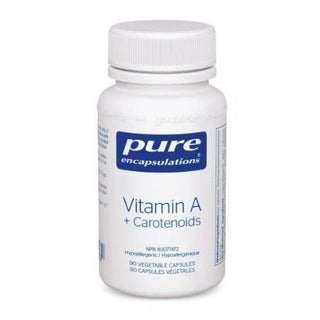 Vitamin A + Carotenoids -Pure encapsulations -Gagné en Santé